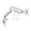 GameOn GO-5400 Single Monitor Arm - White Accessories > Other Gaming Accessories
