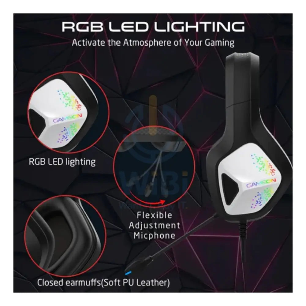 GAMEON GOK905 Infernus RGB Gaming Headset - Black Accessories > Audio > Headphones > Gaming Zone