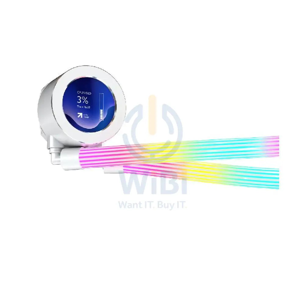 GameOn KRAKEN N360 360 مم شاشة  LCD شاشة  LCD 360 مم شاشة ليكويد وحده المعالجة المركزية  مع أنبوب ARGB - أبيض الألعاب > وحدات التحكممنطقة الألعاب
