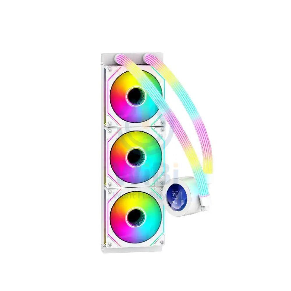 GameOn KRAKEN N360 360 مم شاشة  LCD شاشة  LCD 360 مم شاشة ليكويد وحده المعالجة المركزية  مع أنبوب ARGB - أبيض الألعاب > وحدات التحكممنطقة الألعاب