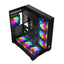 GAMEON VaIkyriei Series 3 Side Glass Mid Tower Gaming Case - Black Gaming Consoles > Gaming Zone