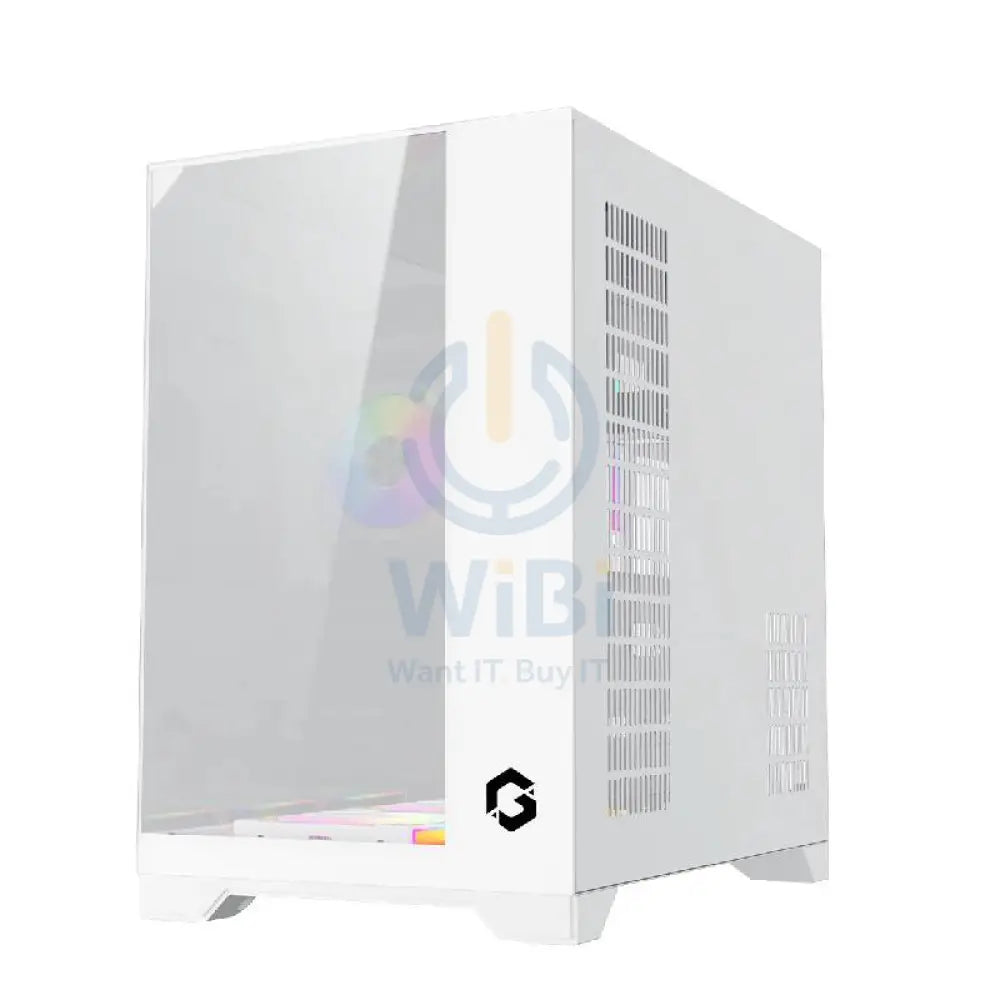 GAMEON VaIkyriei Series 3 Side Glass Mid Tower Gaming Case - White Gaming Consoles > Gaming Zone