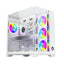 GAMEON VaIkyriei Series 3 Side Glass Mid Tower Gaming Case - White Gaming Consoles > Gaming Zone