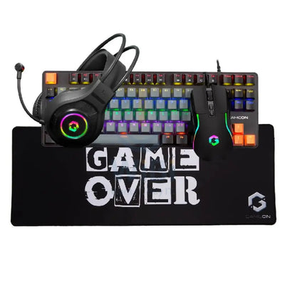 GameOn VIPER XI All-In-One Gaming Bundle (Mechanical Keyboard Headset Mouse & Mousepad) Accessories > Other Peripherals