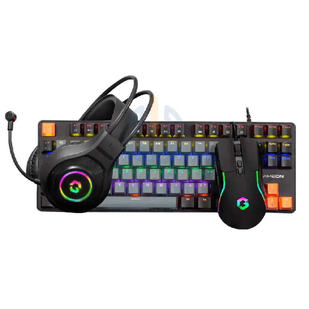 حزمة الألعاب GameOn VIPER XI كل(سماعة رأس لوحة مفاتيح ميكانيكية ولوح ماوس ) اكسسوارات > أجهزة طرفية أخرى