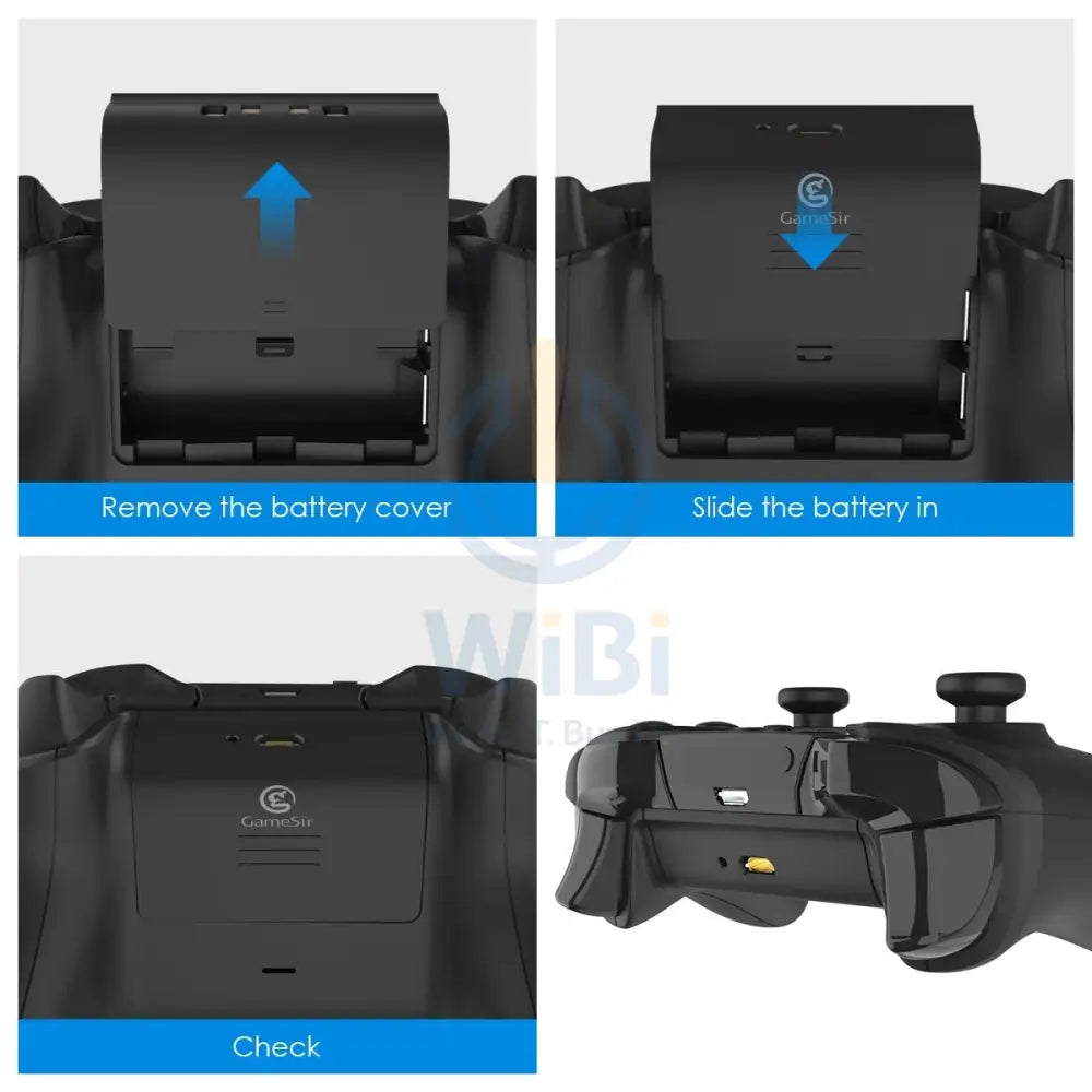 Gamesir Xbox One Battery Twin pack - Black Accessories > Gaming Controllers > Gaming Zone