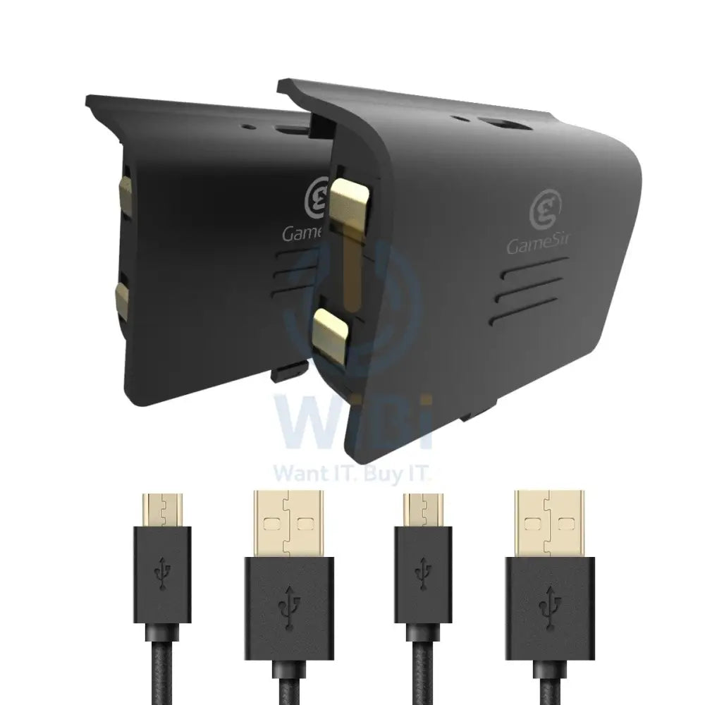 Gamesir Xbox One Battery Twin pack - Black Accessories > Gaming Controllers > Gaming Zone