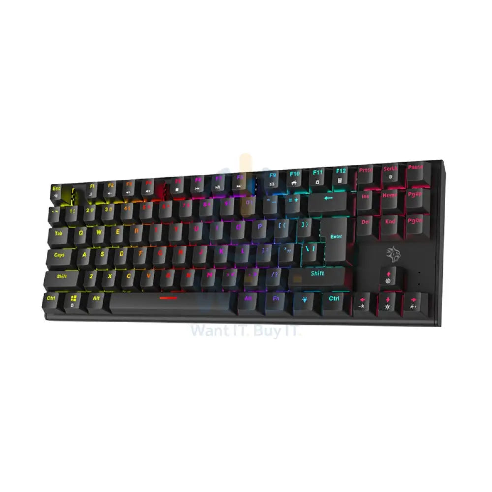 Gaming TKL Mechanical Keyboard - 1.5m / 1500mAh / Wired / Type-C / Arabic/English - Black Accessories > Keyboard & Mouse