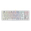 Gaming TKL Mechanical Keyboard - 1.5m / 1500mAh / Wired / Type-C / Arabic/English - White Accessories > Keyboard & Mouse