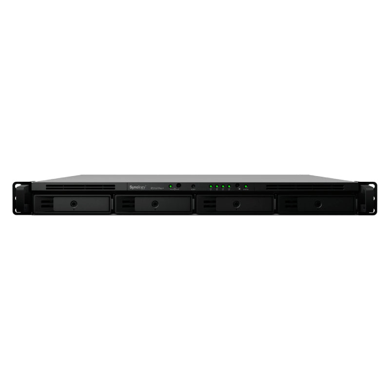 Synology RackStation RS1619xs+ - 64TB / 4x 16TB / SATA / 4-Bays / USB / LAN / Rack (1U)