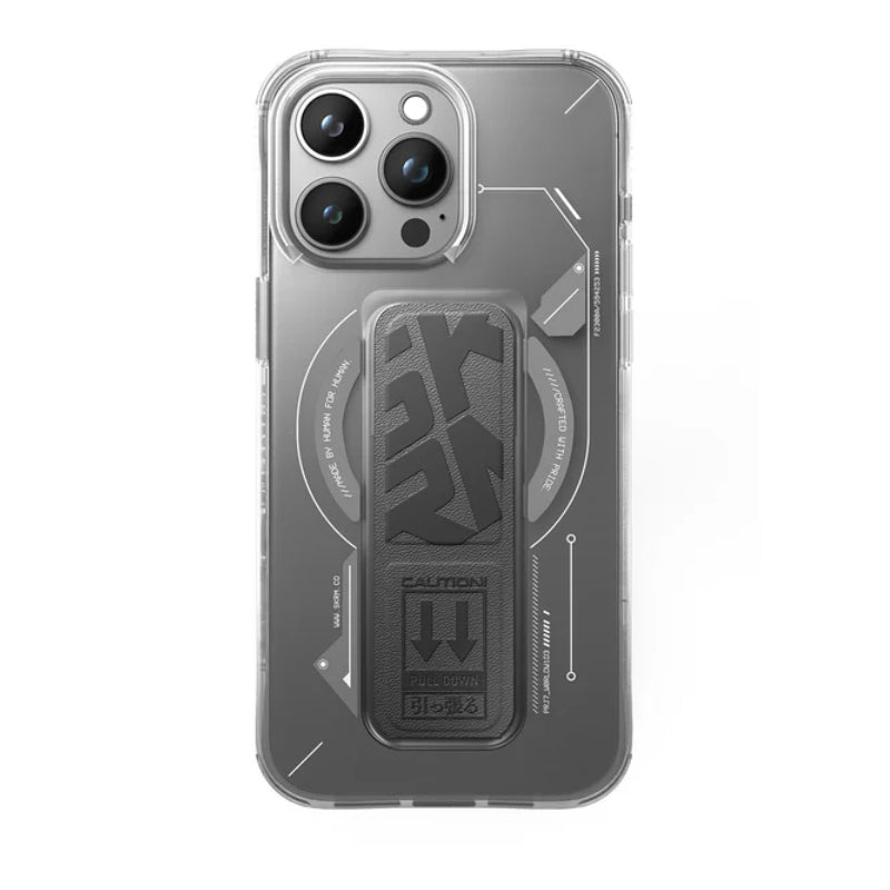 سكينارما هيليو هيليو ماغ-شارج حافظة مع حامل - ايفون 15 برو ماكس / رمادي اكسسوارات > هواتف  تابلت  هواتف >