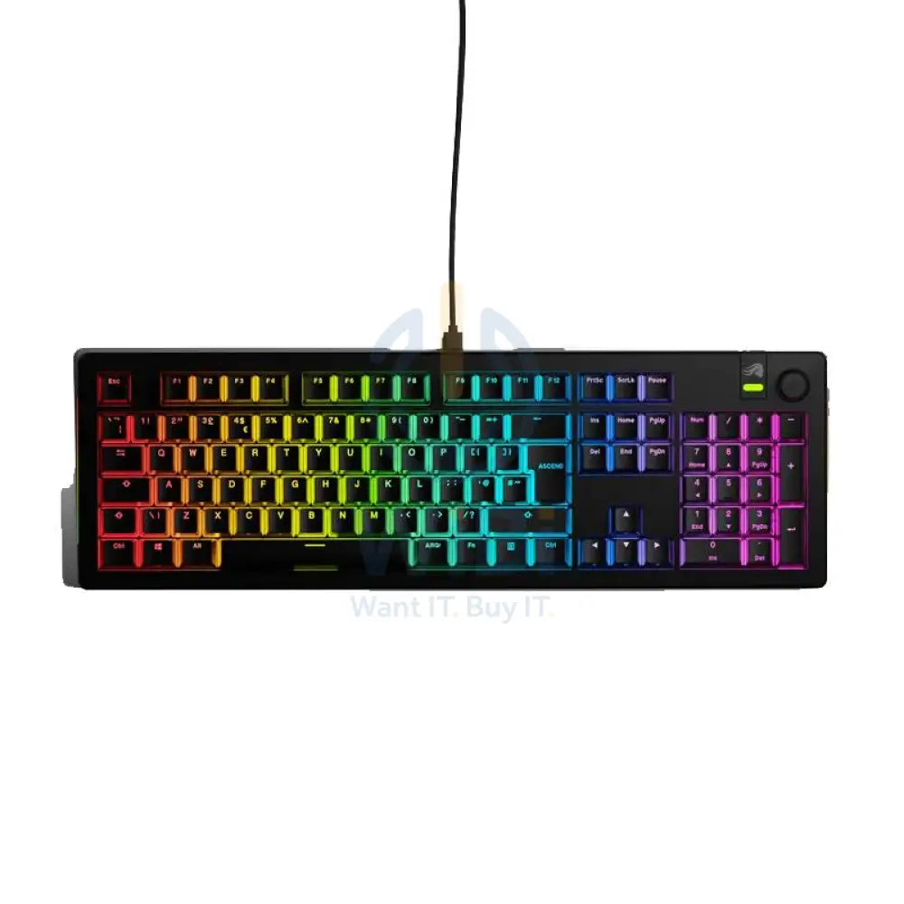 Glorious GMMK 3 Wired Mechanical Gaming Keyboard - 100% Pre-Built / Black Accessories > Keyboard & Mouse