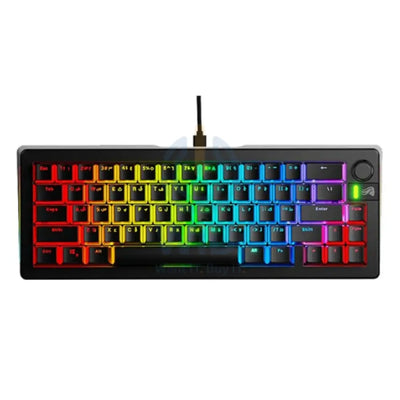 Glorious GMMK 3 Wired Mechanical Gaming Keyboard - 65% Pre-Built / Black / Arabic Accessories > Keyboard & Mouse