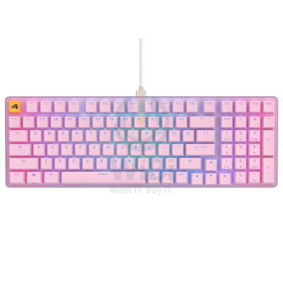 Glorious GMMK2 Full Size 96% Wired RGB Mechanical Gaming Keyboard Pre-Built - Pink Accessories > Keyboard & Mouse >