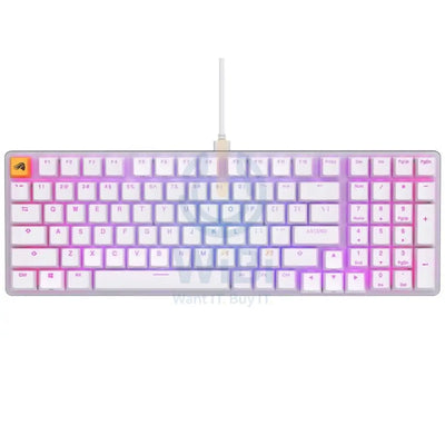 Glorious GMMK2 Full Size 96% Wired RGB Mechanical Gaming Keyboard Pre-Built - White Accessories > Keyboard & Mouse >