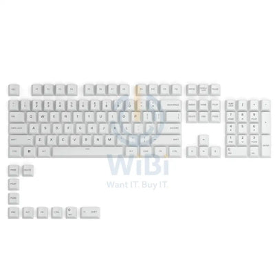 Glorious PBT White Key Caps For Mechanical Gaming Keyboards Accessories > Keyboard & Mouse