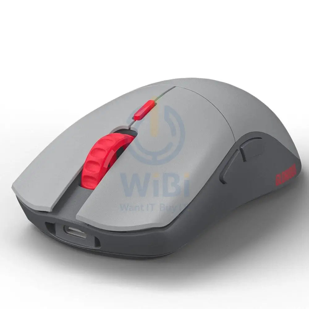 Glorious Series One PRO Wireless Mouse - Centauri - Grey/Red - Forge Accessories > Keyboard & Mouse