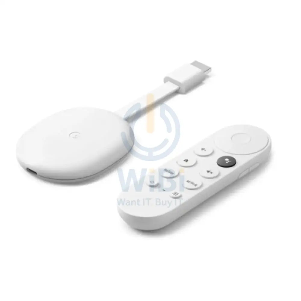 Google Chromecast With Google TV 4K HDR - White Accessories > Smart Devices > Smart TV > Offer Zone