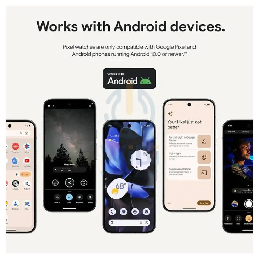 Google Pixel Watch 3 - AMOLED LTPO / 32GB / 45mm / Bluetooth / Wi-Fi / Obsidian Smart Watches