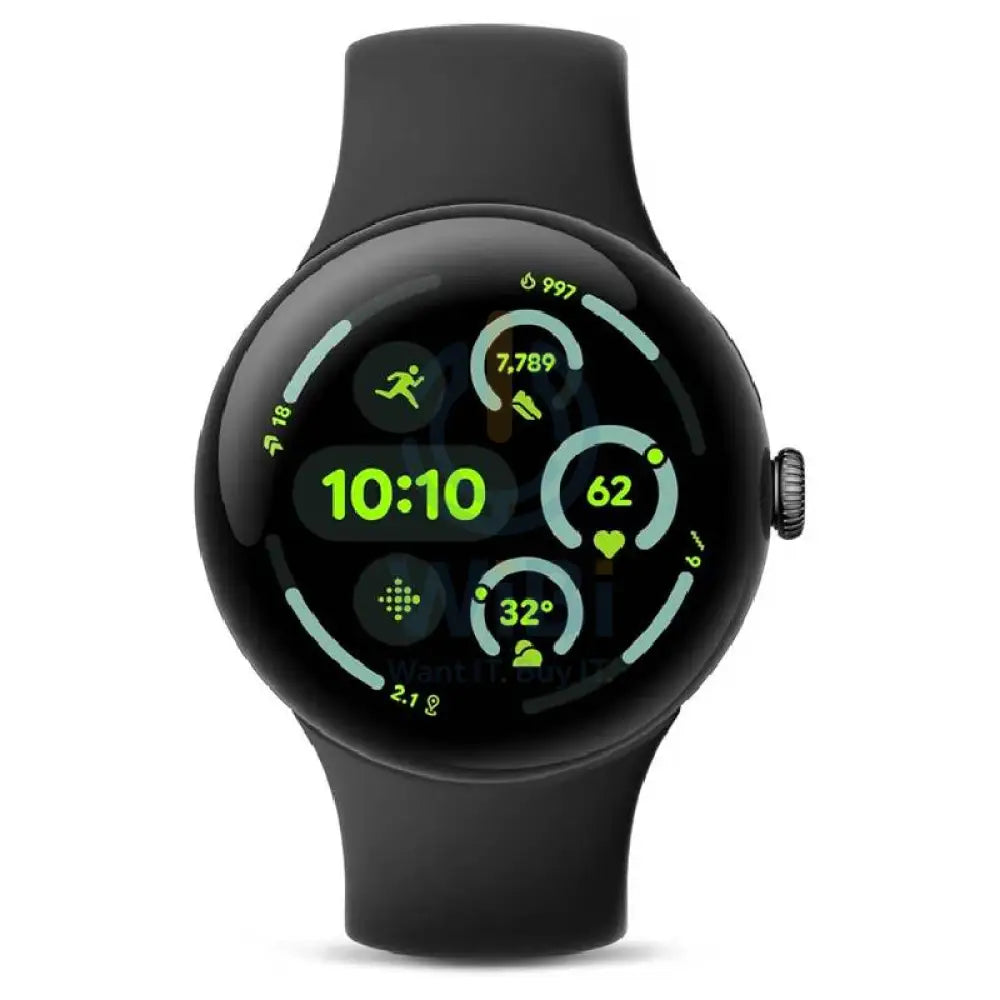 Google Pixel Watch 3 - AMOLED LTPO / 32GB / 45mm / Bluetooth / Wi-Fi / Obsidian Smart Watches