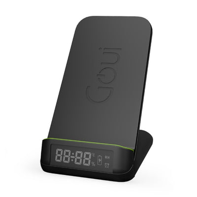 GOUI Bot Wireless Clock Alarm Stand - 15W / Black
