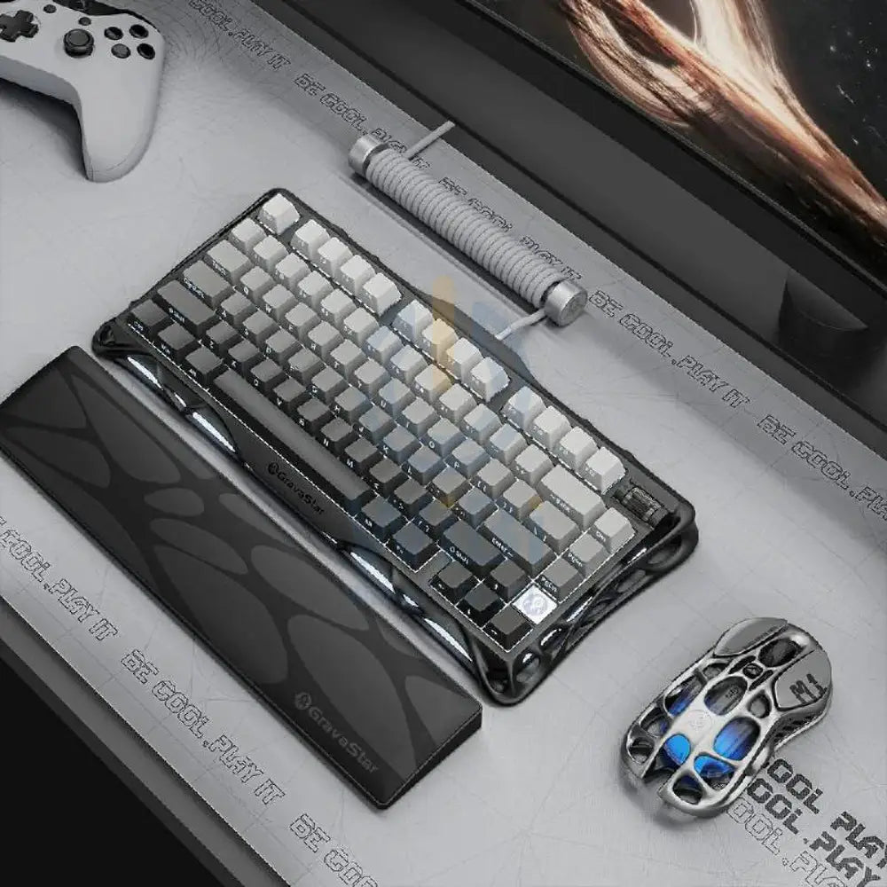 GravaStar Mercury K1 75% Wireless Mechanical Gaming Keyboard - Gradient Black Accessories > Keyboard & Mouse > Gaming