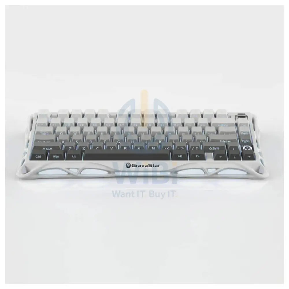 GravaStar Mercury K1 75% Wireless Mechanical Gaming Keyboard - Gradient White Accessories > Keyboard & Mouse > Gaming