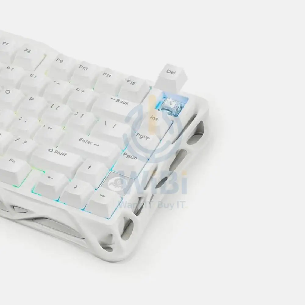 GravaStar Mercury K1 Lite 75% Wireless Mechanical Gaming Keyboard - Snow White Accessories > Keyboard & Mouse > Gaming