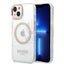 Guess Apple iPhone 14 Plus Magsafe Compatible Translucent Gold Outline & Logo - Transparent Accessories > Mobiles &