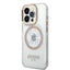 Guess Apple iPhone 14 Pro Magsafe Compatible Translucent Gold Outline & Logo - Transparent Accessories > Mobiles &