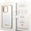 Guess Apple iPhone 14 Pro Max Pu Croco Case With Metal Camera Outline - Silver Accessories > Mobiles & Tablets > Mobiles