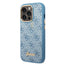Guess Apple iPhone 14 Pro PC/TPU 4G PU Case With Metal Camera Outline & Buttons - Blue Accessories > Mobiles & Tablets