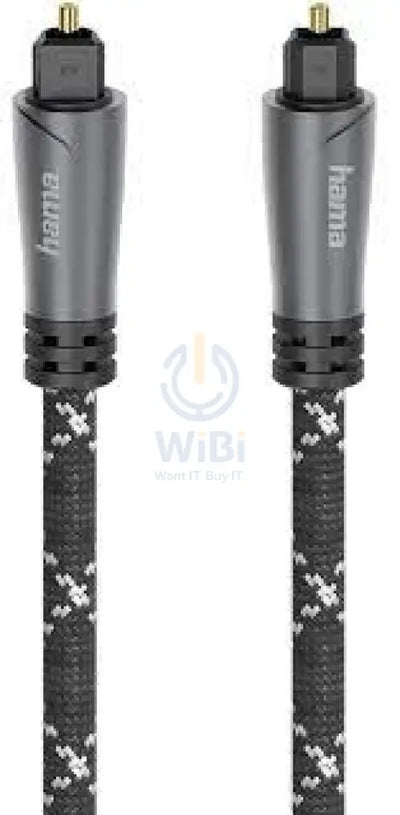 Hama Audio Optical Fibre Toslink Cable 1.5 m - Metal Accessories > Cables & Converters > Cables