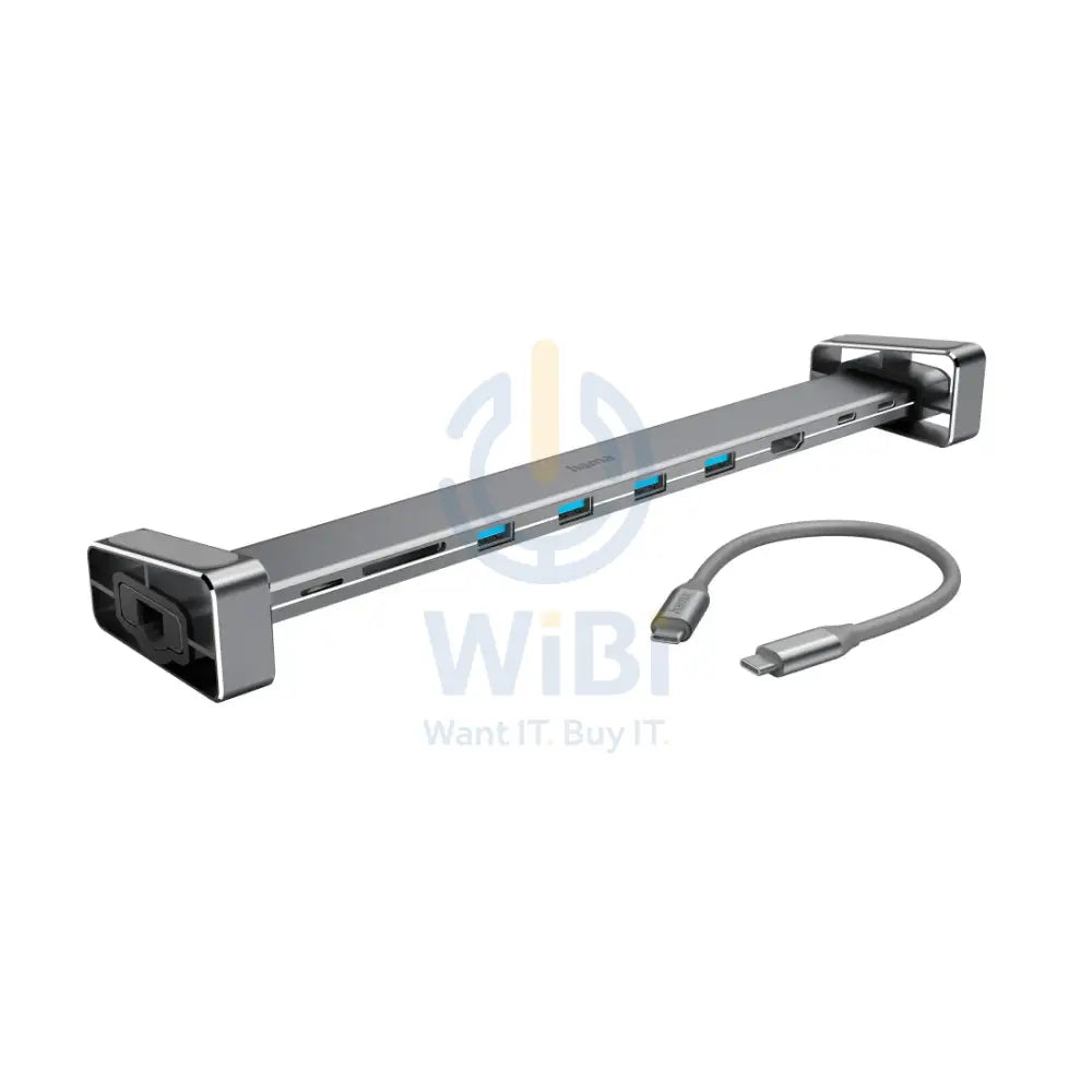 Hama Connect2Office Basic 9-in-1 USB-C Docking Station - Grey Accessories > Other Laptop Accessories > Offer Zone