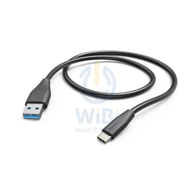 Hama USB-A to Type-C Charging-Data Cable 1.5 m - Black Accessories > Cables & Converters > Cables