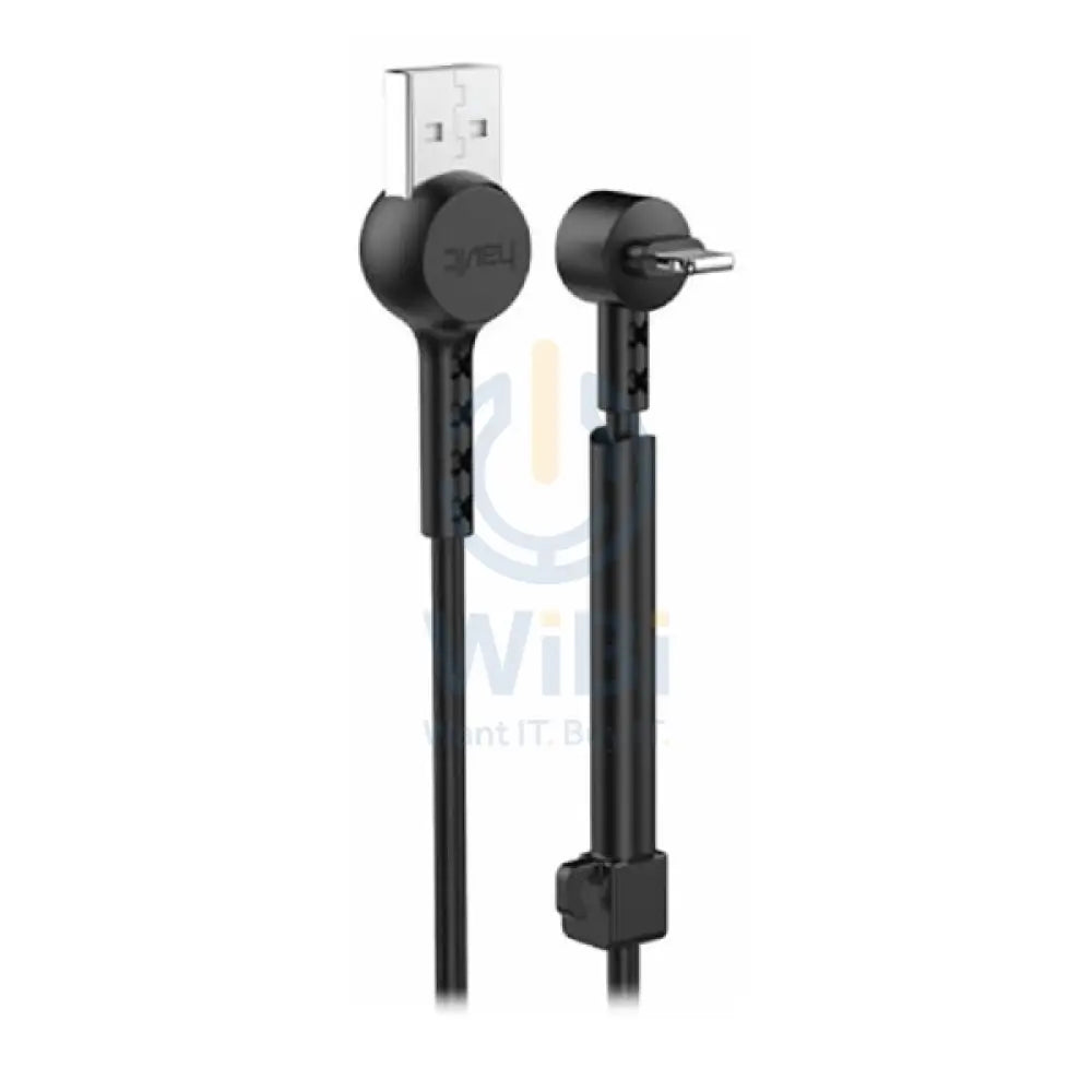 HAVIT H696 Bracket Cable USB to Lightning - Black Accessories > Cables & Converters > Cables