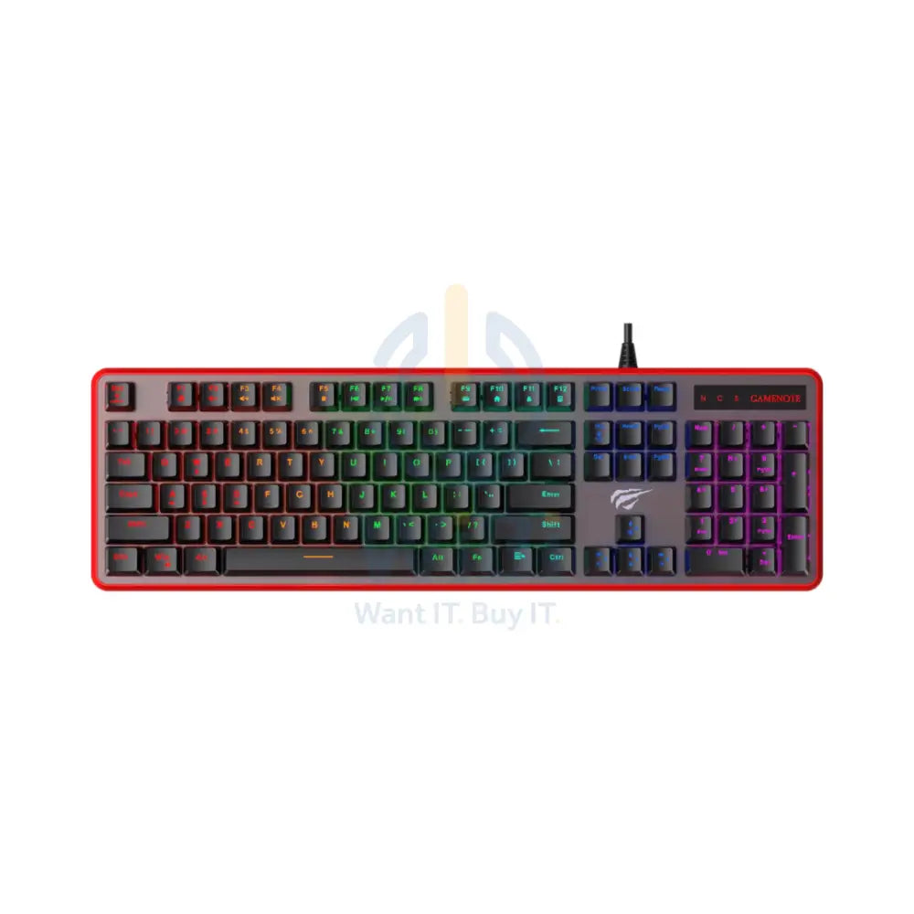 Havit KB870L Wired Mechanical Gaming Keyboard RGB Accessories > Keyboard & Mouse