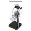 Headphone Stand with USB Hub - USB / Black