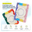 Heavy Duty Shockproof Case with 360° Kickstand For Apple iPad 11 A16 Rainbow Red Accessories > Mobiles & Tablets >