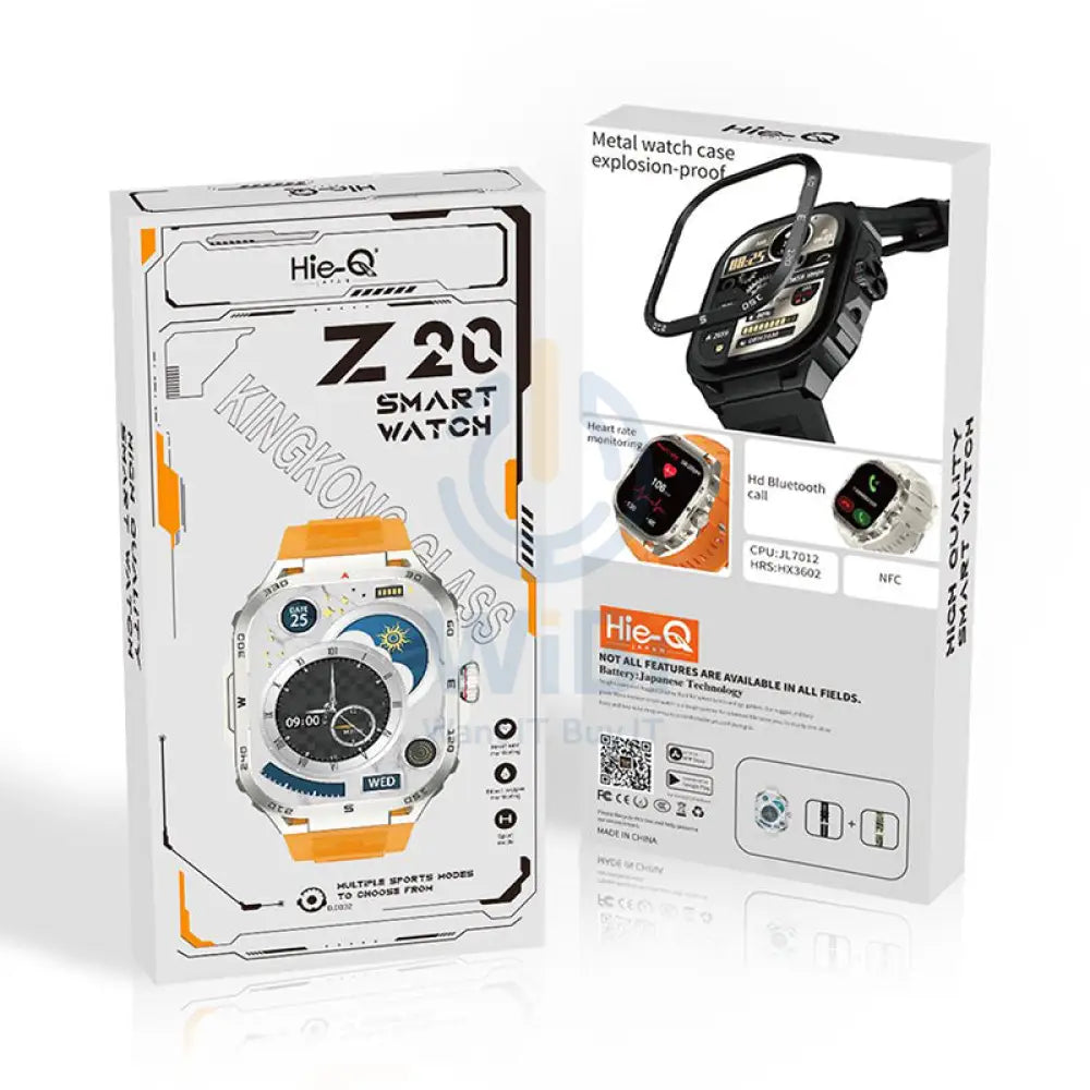 Hie-Q Z20 Smart Watch - Bluetooth / Silver Smart Watches