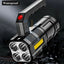 High Powerful Flashlight Rechargeable Searchlight 2 way Light – Black Accessories > Smart Devices
