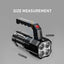 High Powerful Flashlight Rechargeable Searchlight 2 way Light – Black Accessories > Smart Devices