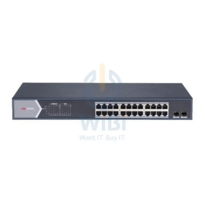 Hikvision 24 Port Gigabit Unmanaged Poe Switch Networking Products > Switches