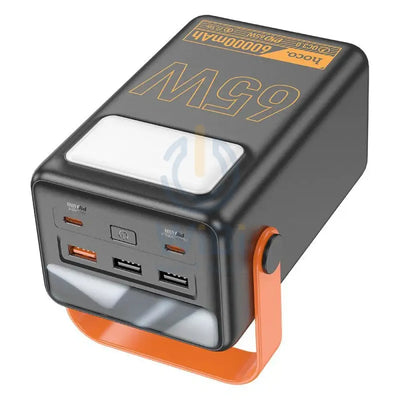 Hoco 65W 60000mAh Powermaster Power Bank 5 Port Output J110A Accessories > Power Adapters