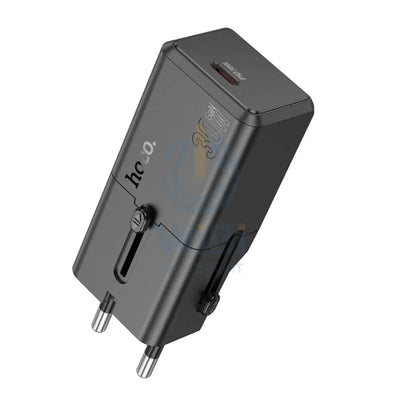 Hoco AC25 Mini Single Port Universal Travel Charger - PD 30W / USB-C / Black Accessories > Power Adapters