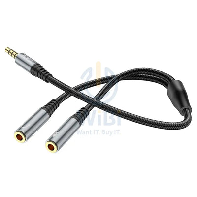 Hoco audio adapter Input Cable - 3.5mm / Black Accessories > Cables & Converters > Cables