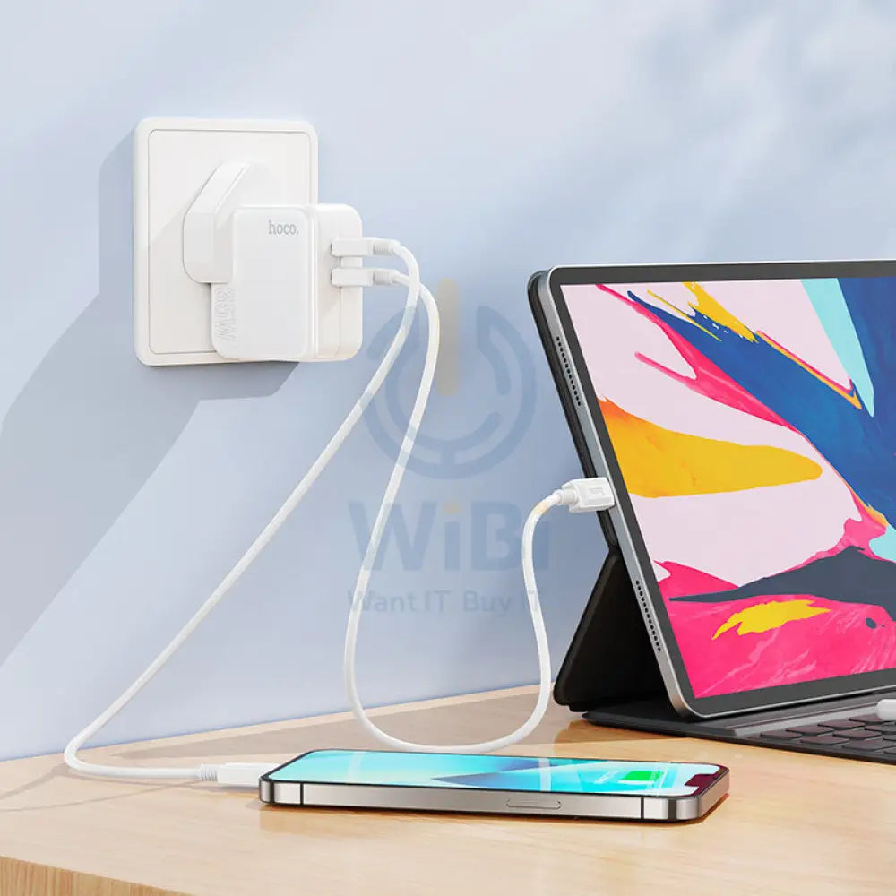 Hoco C110B Wall Charger PD 35W / USB C / White Accessories > Power Adapters