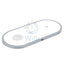 HOCO CW24 Handsome 3-in-1 TableTop Wireless Charger - QI / White