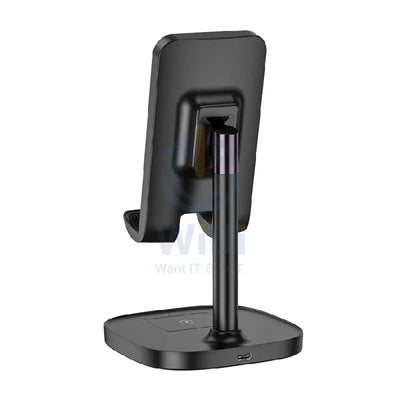 HOCO CW37 2 in 1 Tabletop Wireless Charging Holder 15W / Black Accessories > Mobiles & Tablets > Mobiles > Mobile