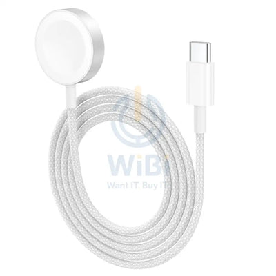 Hoco CW46 Magsafe Magnetic Watch Wireless Charger for Apple Watch Series – White Accessories > Power Adapters